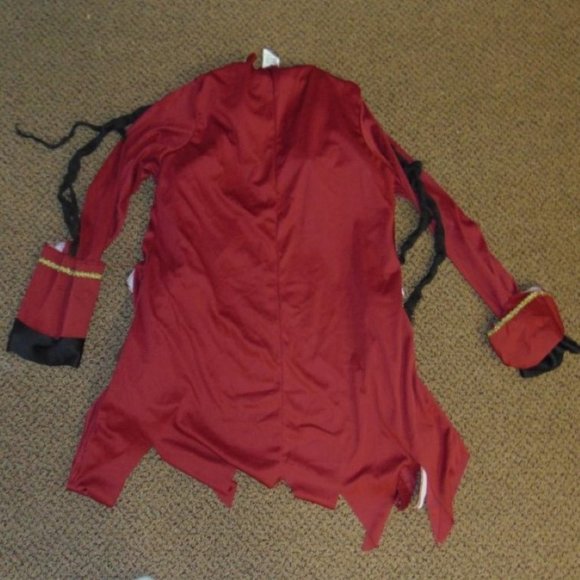 Skeleton Extreme Pirate Halloween Costume 14/16 Lighted Mask w/ Sounds 7 Pc Boys - Picture 8 of 9